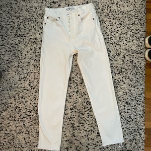 RE/DONE high rise ankle crop